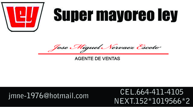 TARJETAS LEY